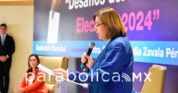 Promueve Sindicatura la conferencia &quot;Desafíos del Proceso Electoral 2024”