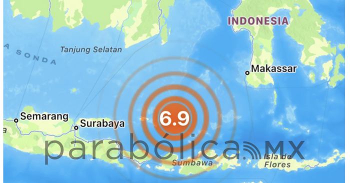 Registra Indonesia sismo magnitud 7.1