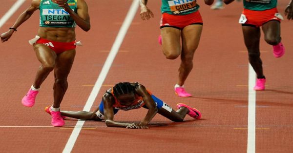 Cae campeona olímpica a unos metros de lograr el oro