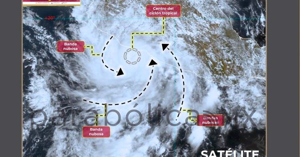 Se intensifica “Beatriz” a huracán categoría 1; provocará fuertes lluvias y alto oleaje