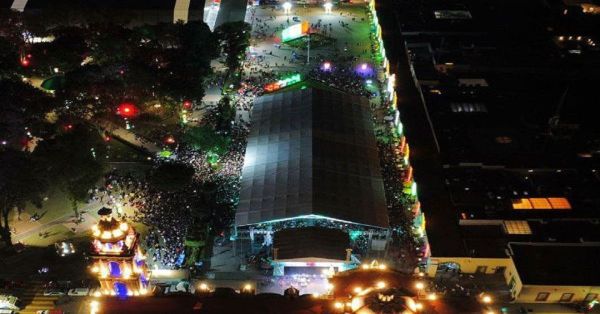 Lleno total durante la presentación de Río Roma en la feria de Cholula 2023