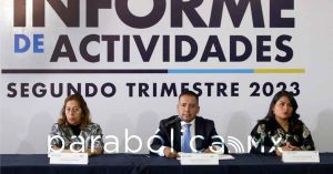 Presenta Edmundo Tlatehui su informe del segundo trimestre de 2023