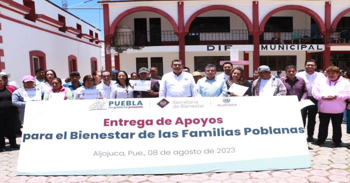 Refuerzan proyectos en diversos rubros para favorecer a habitantes de Aljojuca