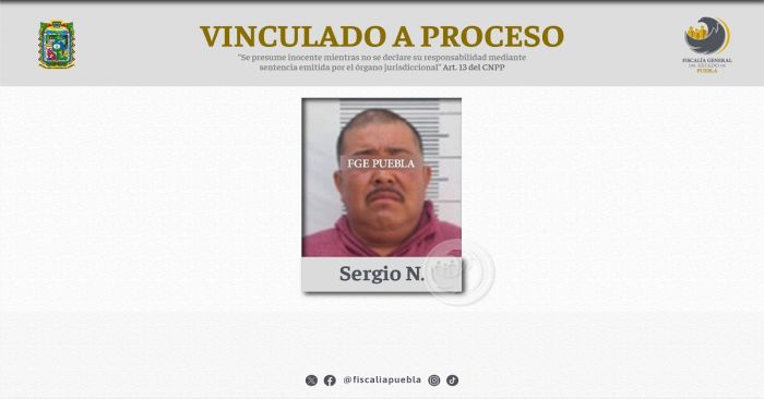 Envían a prisión preventiva a Sergio N., presunto responsable del delito de homicidio calificado