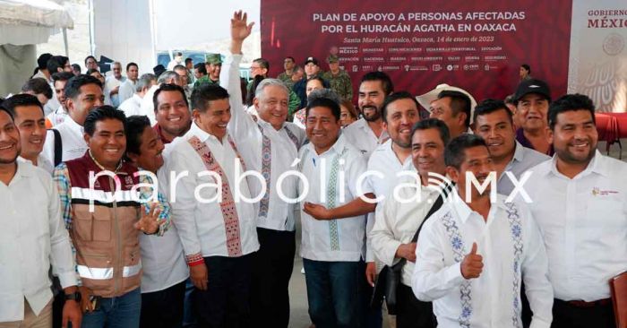 Avanza Plan de apoyo a afectados en Oaxaca por huracán Agatha: AMLO