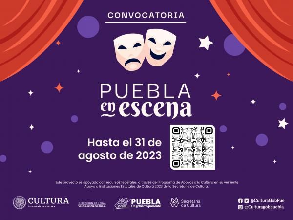 Mediante convocatoria, gobierno estatal financiará montajes teatrales de artistas poblanos