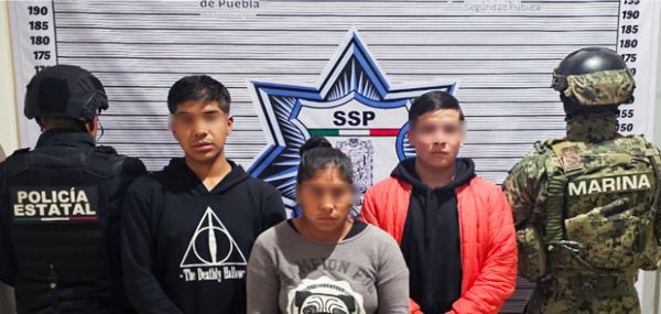 Detienen Policía Estatal y Marina a tres presuntos narcomenudistas