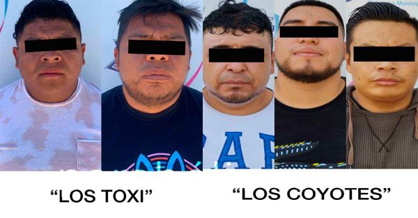 Debilita Polic&iacute;a municipal a las bandas de &ldquo;Los Coyotes&rdquo; y &ldquo;Los Toxi&rdquo;
