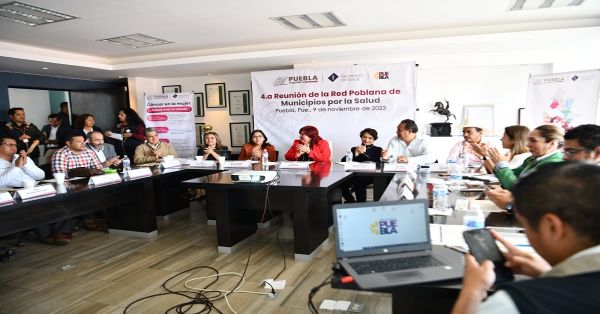 Realizan cuarta reunión de Red Poblana de Municipios por la Salud