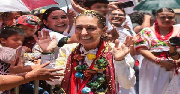 Visita Claudia Sheinbaum la sierra tarahumara