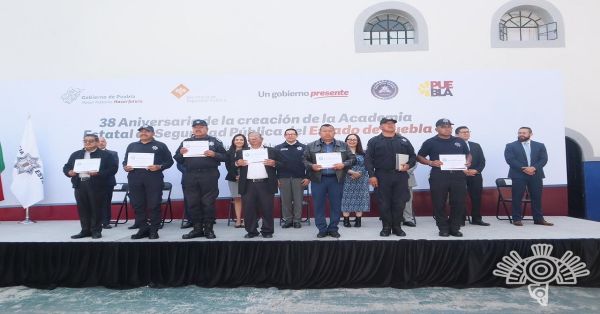 Conmemora SSP 38 aniversario de la Academia Estatal de Seguridad Pública