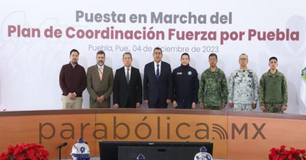Anuncia Sergio Salomón Plan de Coordinación "Fuerza Por Puebla"