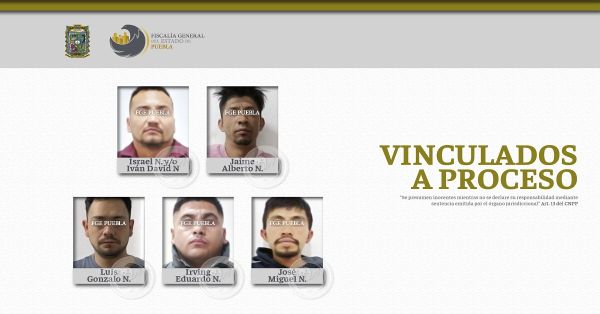 Vinculan a proceso a cinco personas por portación ilegal de arma de fuego