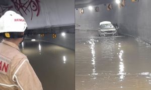 Mueren tras inundarse su vehículo en paso a desnivel de Zapopan