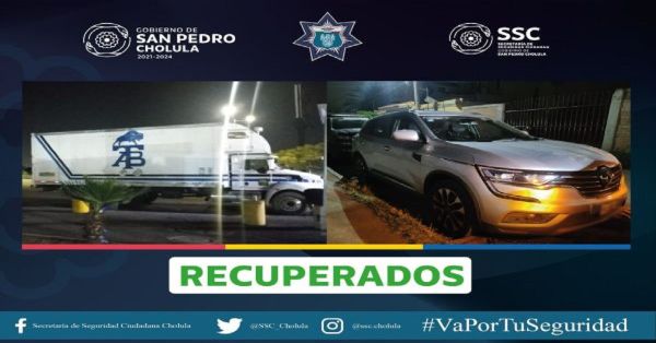 Frustran robo de automóvil en San Pedro Cholula