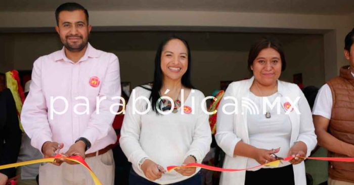 Inaugura Liz Sánchez sede del PT en Tepeaca, hace llamado a la unidad