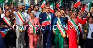 Participa Sergio Salomón en el Desfile Conmemorativo de la Independencia de México en Nueva York