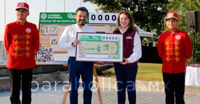 Conmemora Lotería Nacional los 80 años del IMSS