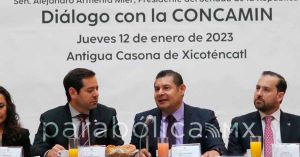 Encabeza Armenta diálogo con dirigencia nacional de la CONCAMIN