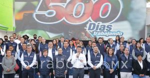 Ofrece Eduardo Rivera informe de sus primeros 500 días de gobierno