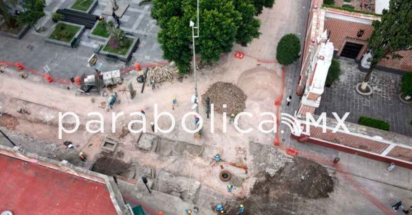 Ofrece INAH informe sobre vestigios del empedrado hist&oacute;rico de Puebla