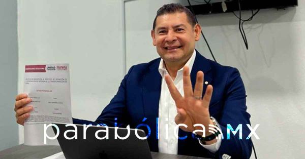 Confirma Alejandro Armenta registro por la Coordinación de la 4T en Puebla