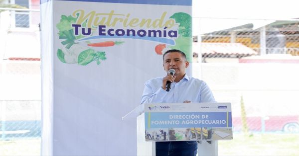 Entregan en San Andrés Cholula 250 despensas del programa "Nutriendo tu economía"