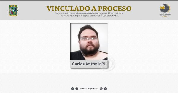 Detienen a Carlos Antonio N. en Chignahuapan, es acusado por el delito de extorsión