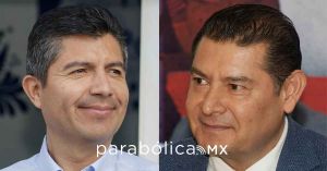 Alejandro Armenta y Eduardo Rivera, quienes encabezan encuestas por la gubernatura