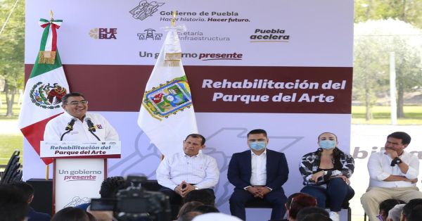 Mejoran en Puebla espacios públicos para fortalecer convivencia social