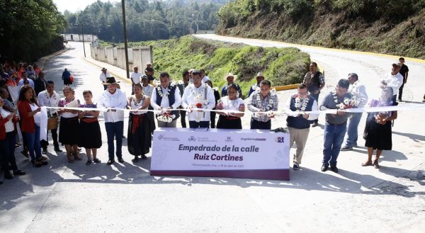 Preside Sergio Salom&oacute;n el arranque de la rehabilitaci&oacute;n del camino artesanal Chiconcuautla-Acalama-Zempoala