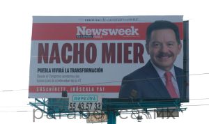 Responde AMLO por espectaculares de Mier: ¿Quién pompo?