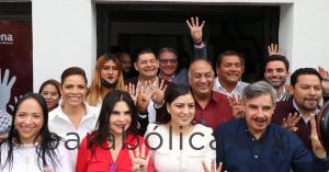 Celebra Olivia Salomón inclusión y democracia en Morena Puebla