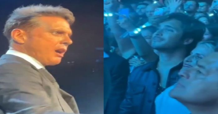 Acude Diego Boneta a concierto de Luis Miguel; &quot;con que admiración lo mira&quot;, dicen fans