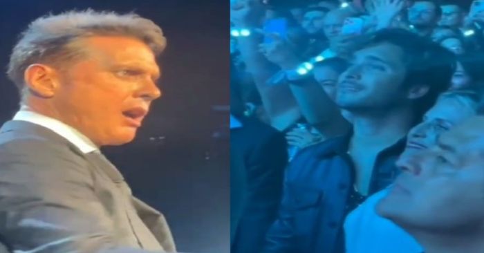 Acude Diego Boneta a concierto de Luis Miguel; &quot;con que admiración lo mira&quot;, dicen fans