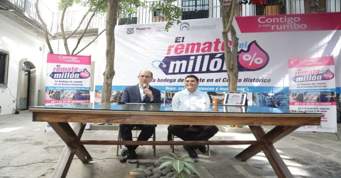 Anuncia Ayuntamiento de Puebla &lsquo;El Remate del Mill&oacute;n', impulsar&aacute; la econom&iacute;a