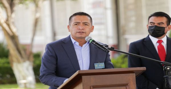 Colocan primera piedra de la Subcomisaría II Tlaxcalancingo-Cacalotepec