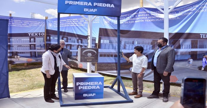 Inician obras para nuevos edificios en la Preparatoria Emiliano Zapata, en San Mart&iacute;n Texmelucan