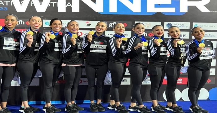 Gana M&eacute;xico medalla de oro en el Mundial de Nataci&oacute;n Art&iacute;stica