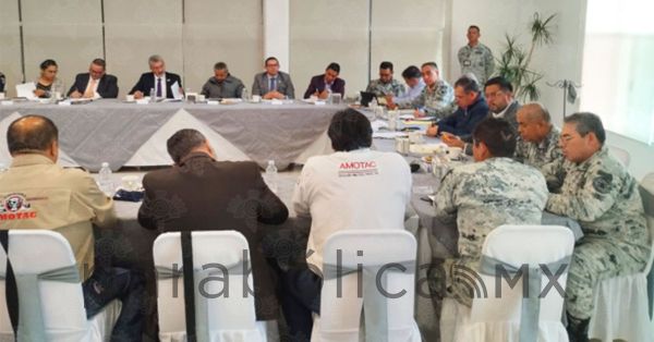 Participa SSP en reunión con Amotac