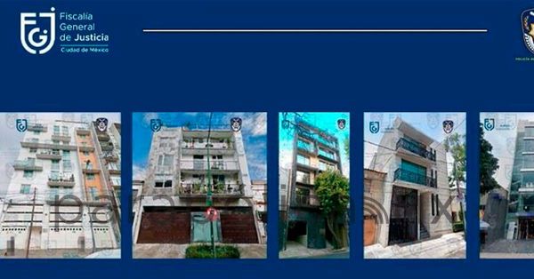 Asegura Fiscalía de CDMX 60 inmuebles relacionados con el Cártel Inmobiliario