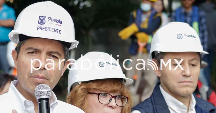 Reporta Eduardo Rivera avance del 35% en obras del Centro Hist&oacute;rico