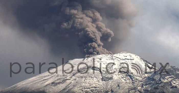 Registró volcán Popocatépetl 168 exhalaciones en las últimas 24 horas