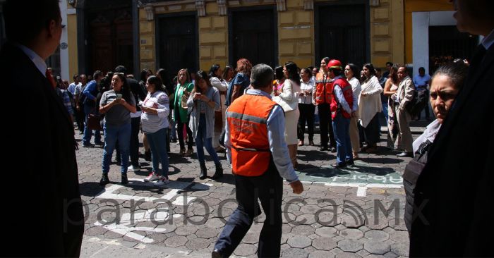Participa Congreso de Puebla en Simulacro Nacional
