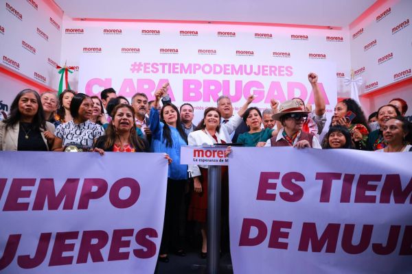 Presume Clara Brugada registro en Morena para jefatura de la CDMX