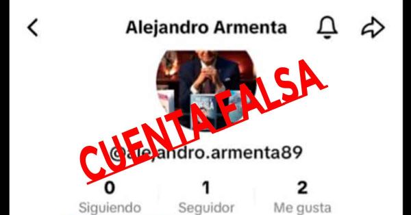 Alerta Alejandro Armenta por la creación de una cuenta falsa de Tik tok en su nombre