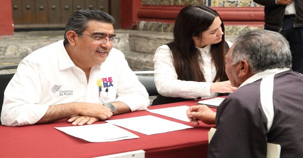 Refrenda Sergio Salomón respaldo a poblanas y poblanos con “Martes Ciudadano”