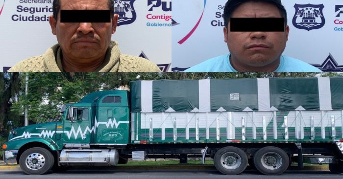 Detienen a dos hombres por el delito de robo de veh&iacute;culos