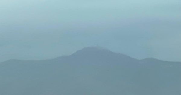 Congelado amaneció el Cristo de la Montaña en Guanajuato