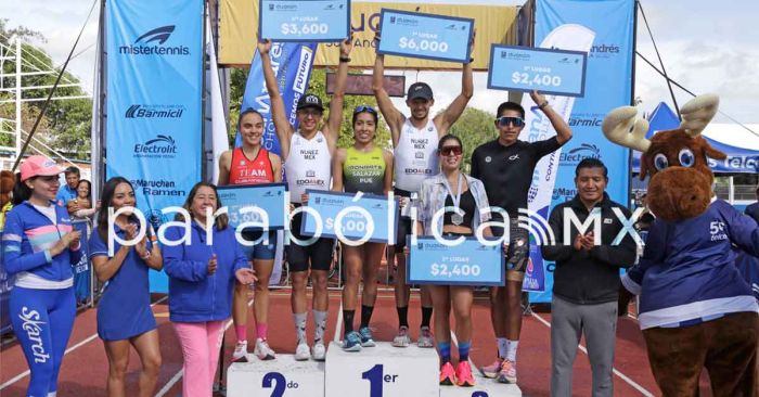 Acuden cientos al Duatl&oacute;n 2023 de San Andr&eacute;s Cholula